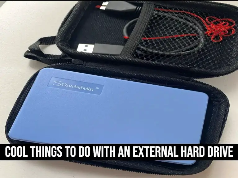 Cool things to do with an external hard drive