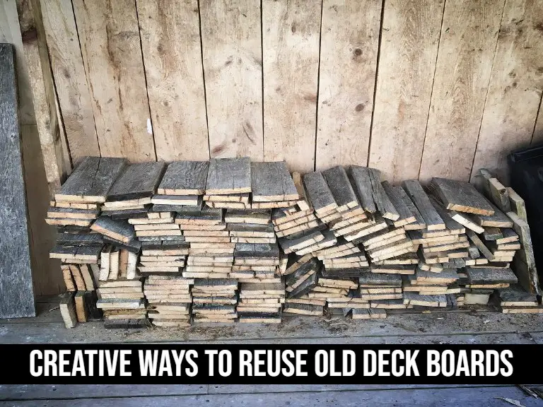 Creative Ways to Reuse Old Deck Boards